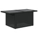 Set mobilier de grădină cu perne, 6 piese, negru, poliratan - WALTI WALTI