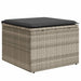 Set mobilier de grădină cu perne, 8 piese gri deschis poliratan - WALTI WALTI