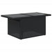 Set mobilier de grădină cu perne, 6 piese, negru, poliratan - WALTI WALTI