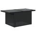 Set mobilier de grădină cu perne, 6 piese, negru, poliratan - WALTI WALTI