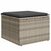 Set mobilier de grădină cu perne, 8 piese gri deschis poliratan - WALTI WALTI