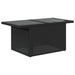 Set mobilier de grădină cu perne, 6 piese, negru, poliratan - WALTI WALTI