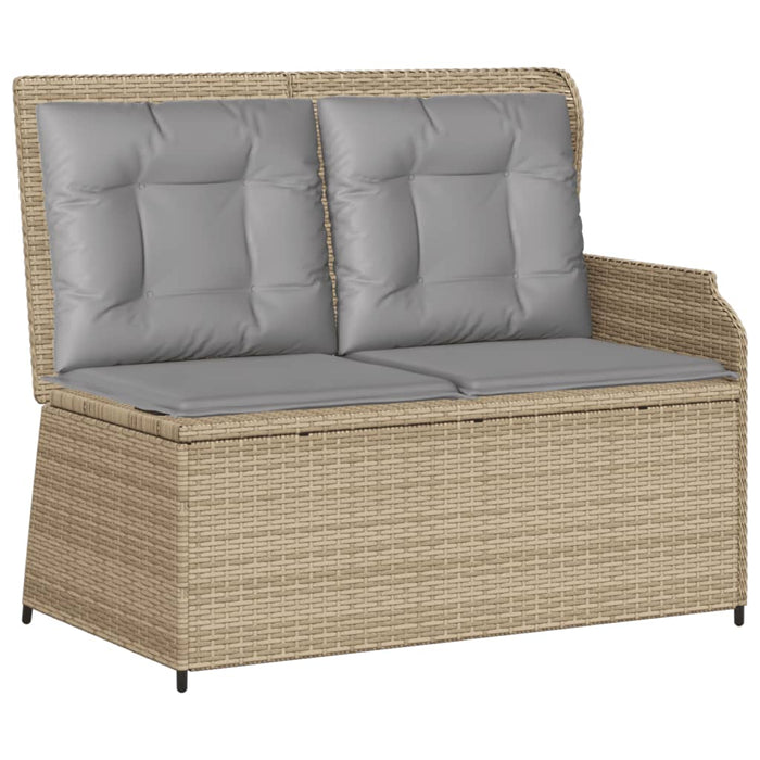 Set mobilier de grădină, 7 piese, cu perne, bej, poliratan - WALTI WALTI