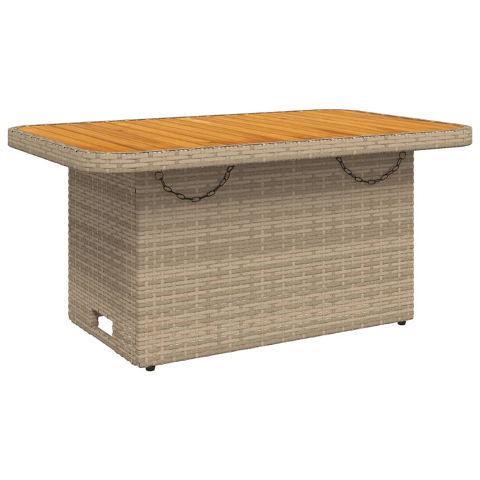 Set mobilier de grădină cu perne, 3 piese, bej, poliratan - WALTI WALTI