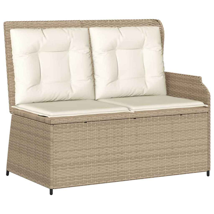 Set mobilier de grădină cu perne, 5 piese, bej, poliratan - WALTI WALTI