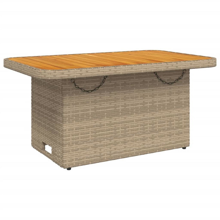 Set mobilier de grădină cu perne, 5 piese, bej, poliratan - WALTI WALTI