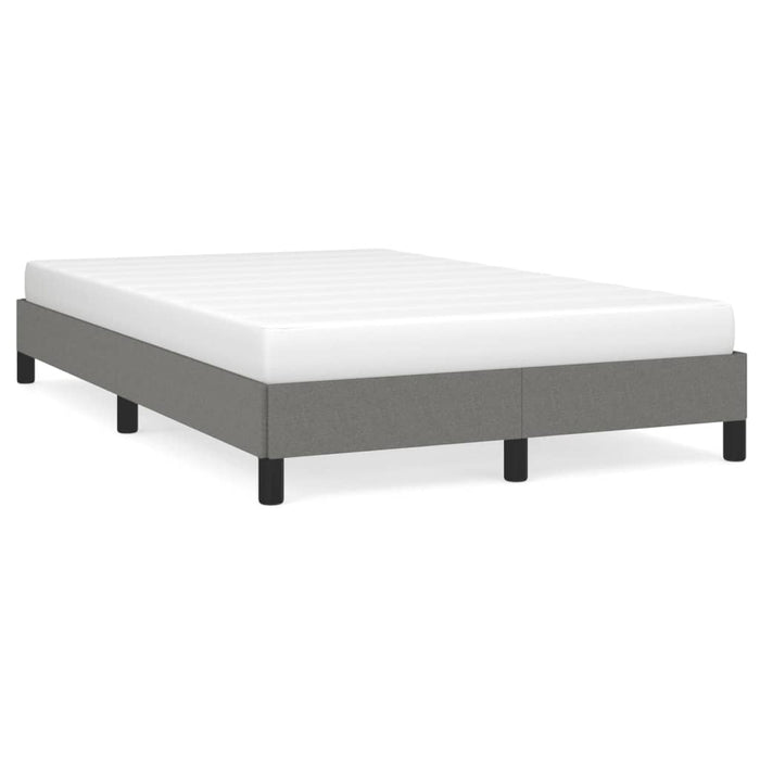Cadru de pat fără saltea gri închis 120x190 cm țesătură WALTI