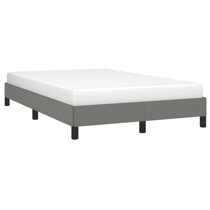 Cadru de pat fără saltea gri închis 120x190 cm țesătură WALTI