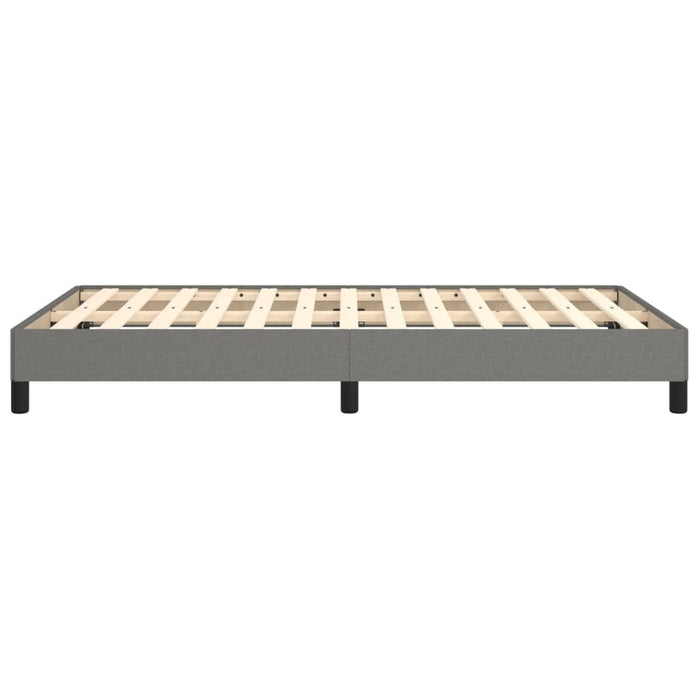 Cadru de pat fără saltea gri închis 120x190 cm țesătură WALTI