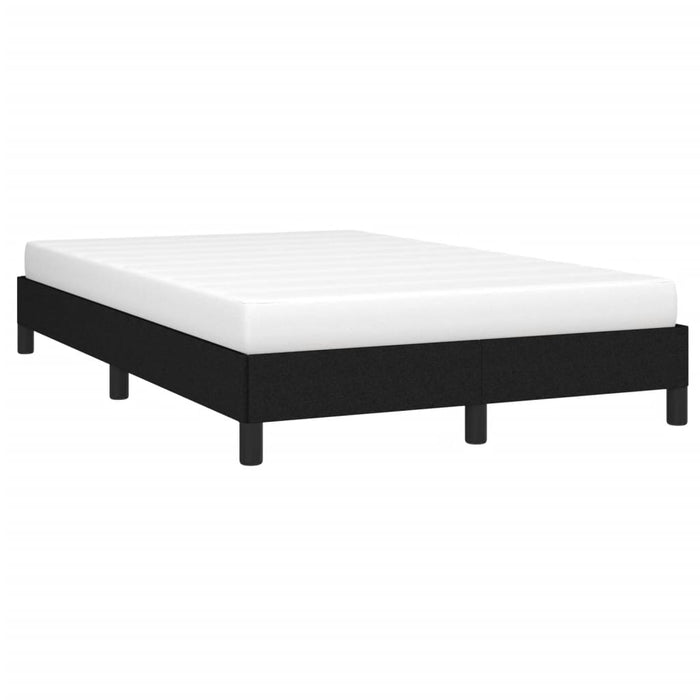Cadru de pat fără saltea Negru 120x190 cm țesătură WALTI