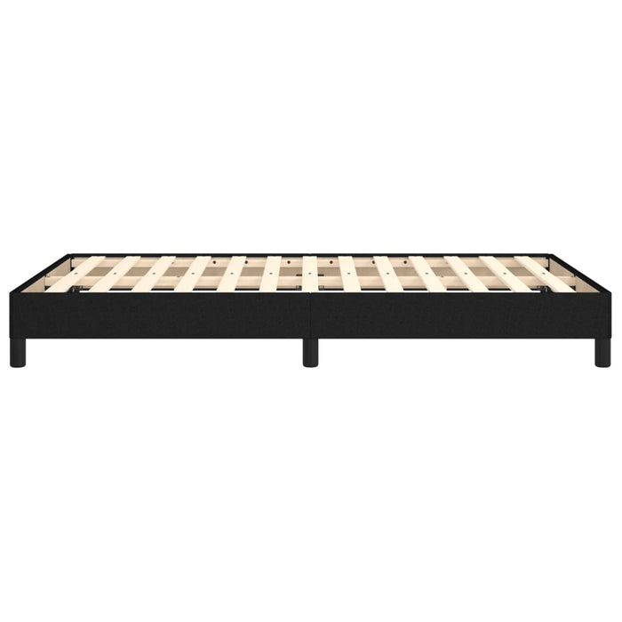 Cadru de pat fără saltea Negru 120x190 cm țesătură WALTI