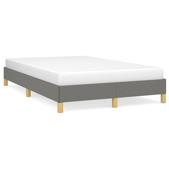 Cadru de pat fără saltea gri închis 120x190 cm țesătură WALTI
