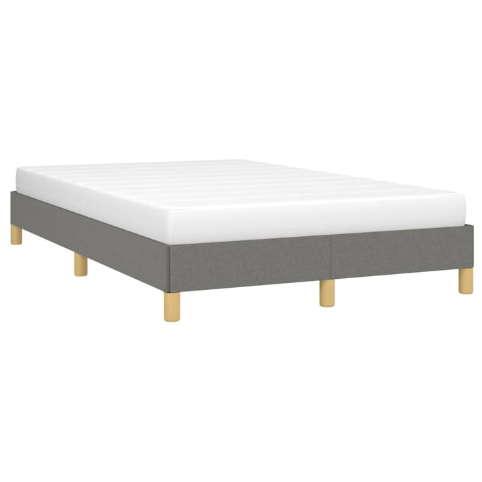 Cadru de pat fără saltea gri închis 120x190 cm țesătură WALTI