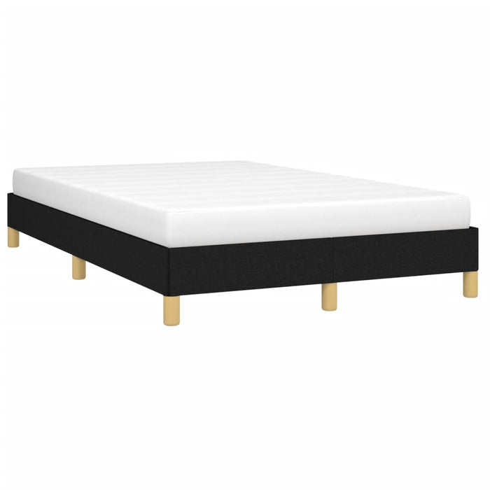Cadru de pat fără saltea Negru 120x190 cm țesătură WALTI