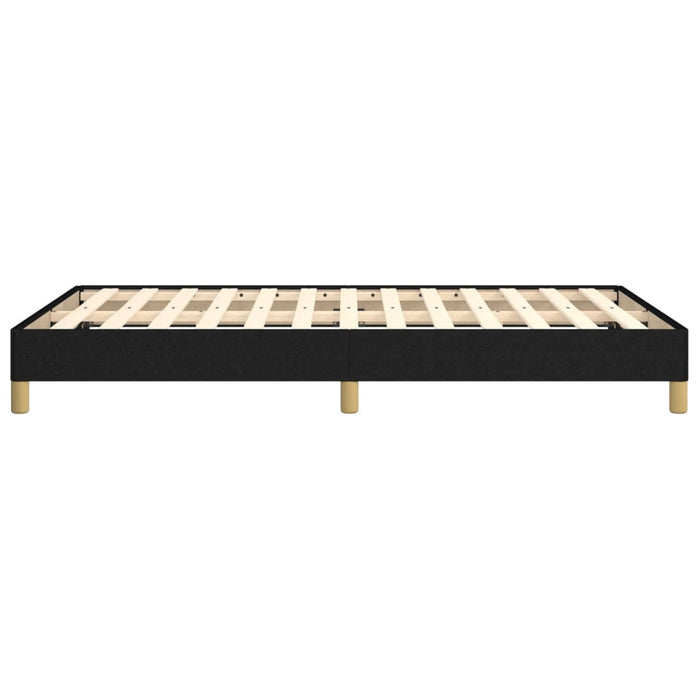 Cadru de pat fără saltea Negru 120x190 cm țesătură WALTI