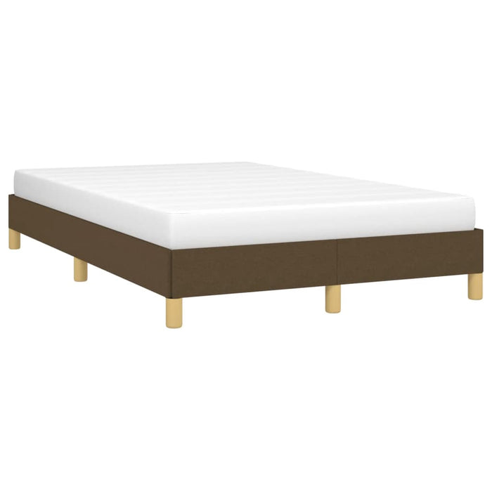 Cadru de pat fără saltea țesătură maro 120x190 cm țesătură WALTI