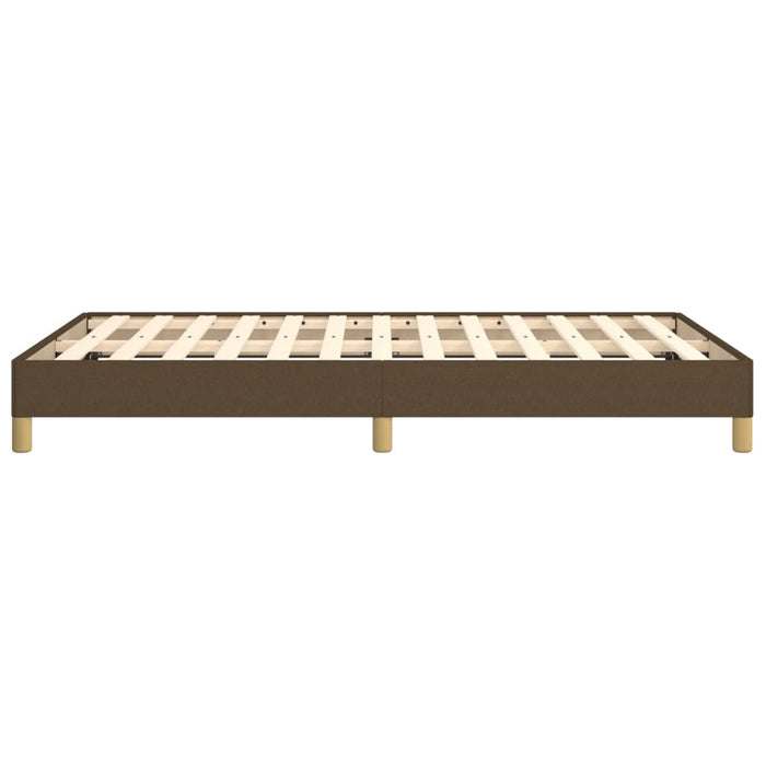 Cadru de pat fără saltea țesătură maro 120x190 cm țesătură WALTI