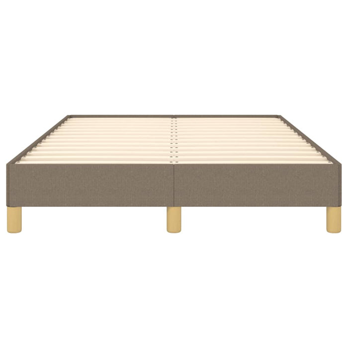 Cadru de pat fără saltea Taupe 120x190 cm țesătură - WALTI WALTI