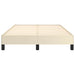 Cadru de pat fără saltea cremă 120x190 cm piele artificială - WALTI WALTI