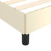 Cadru de pat fără saltea cremă 120x190 cm piele artificială - WALTI WALTI