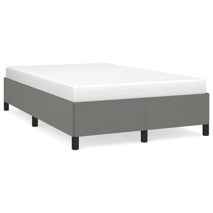 Cadru de pat fără saltea gri închis 120x190 cm țesătură WALTI