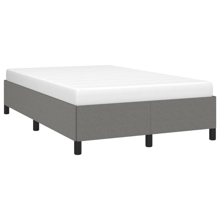 Cadru de pat fără saltea gri închis 120x190 cm țesătură WALTI