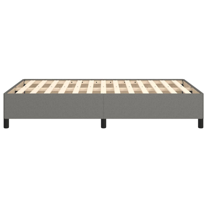 Cadru de pat fără saltea gri închis 120x190 cm țesătură WALTI