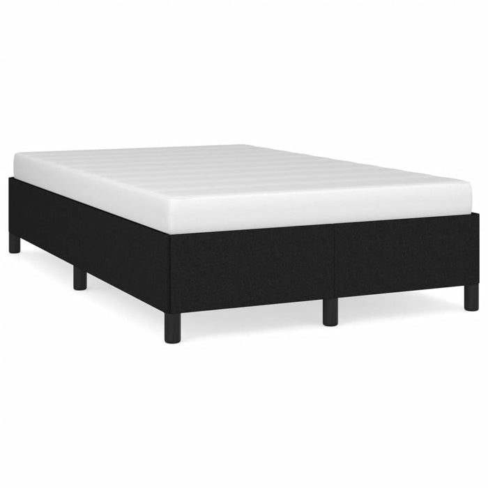 Cadru de pat fără saltea Negru 120x190 cm țesătură WALTI