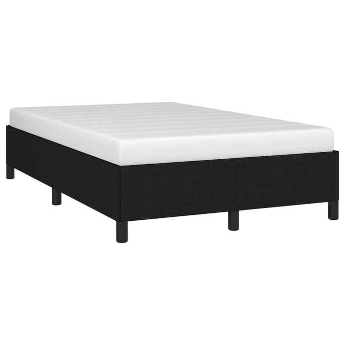 Cadru de pat fără saltea Negru 120x190 cm țesătură WALTI