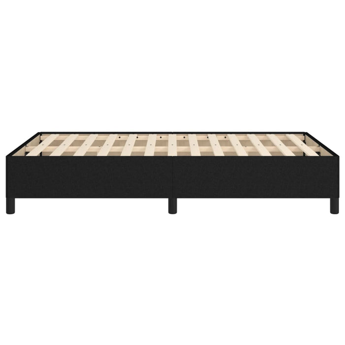 Cadru de pat fără saltea Negru 120x190 cm țesătură WALTI