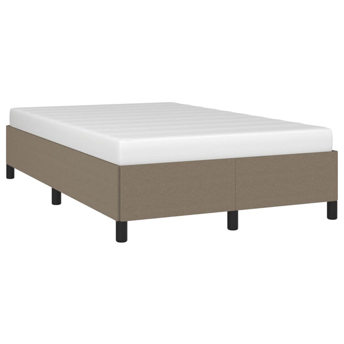 Cadru de pat fără saltea Taupe 120x190 cm țesătură WALTI