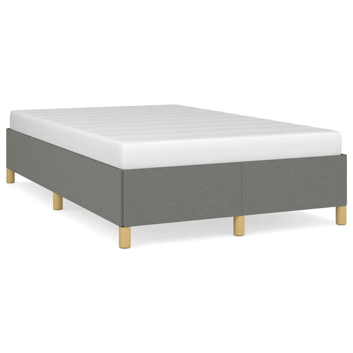 Cadru de pat fără saltea gri închis 120x190 cm țesătură WALTI