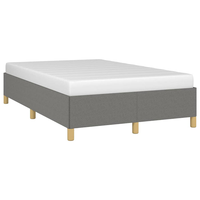 Cadru de pat fără saltea gri închis 120x190 cm țesătură WALTI