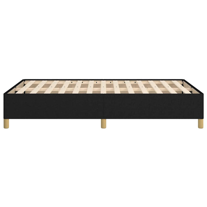Cadru de pat fără saltea Negru 120x190 cm țesătură WALTI
