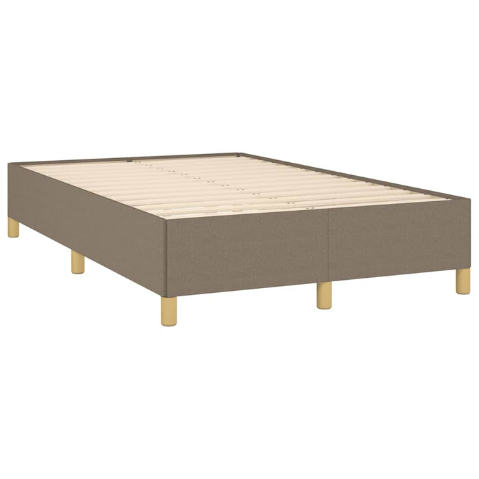 Cadru de pat fără saltea Taupe 120x190 cm țesătură WALTI