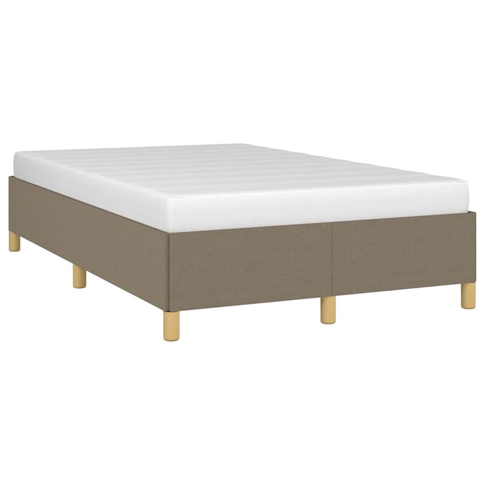 Cadru de pat fără saltea Taupe 120x190 cm țesătură WALTI