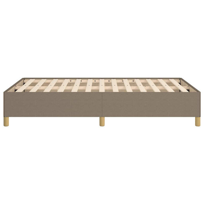 Cadru de pat fără saltea Taupe 120x190 cm țesătură WALTI
