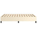 Cadru de pat fără saltea cremă 120x190 cm piele artificială - WALTI WALTI