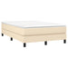 Pat continental cu saltea, crem, 120x190 cm, textil - WALTI WALTI
