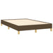 Pat box spring cu saltea, maro închis, 120x190 cm, textil - WALTI WALTI