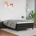 Pat box spring cu saltea, negru, 120x190 cm, piele ecologică - WALTI WALTI