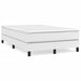 Pat box spring cu saltea, alb, 120x190 cm, piele ecologică - WALTI WALTI