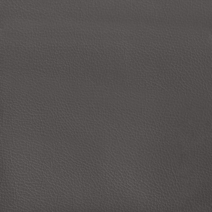 Pat box spring cu saltea, gri, 120x190 cm, piele ecologică - WALTI WALTI