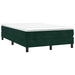 Pat box spring cu saltea, verde închis, 120x190 cm, catifea - WALTI WALTI