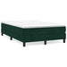 Pat box spring cu saltea, verde închis, 120x190 cm, catifea - WALTI WALTI