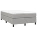 Pat box spring cu saltea, gri deschis, 120x190 cm, textil - WALTI WALTI
