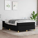 Pat box spring cu saltea, negru, 120x190 cm, catifea - WALTI WALTI