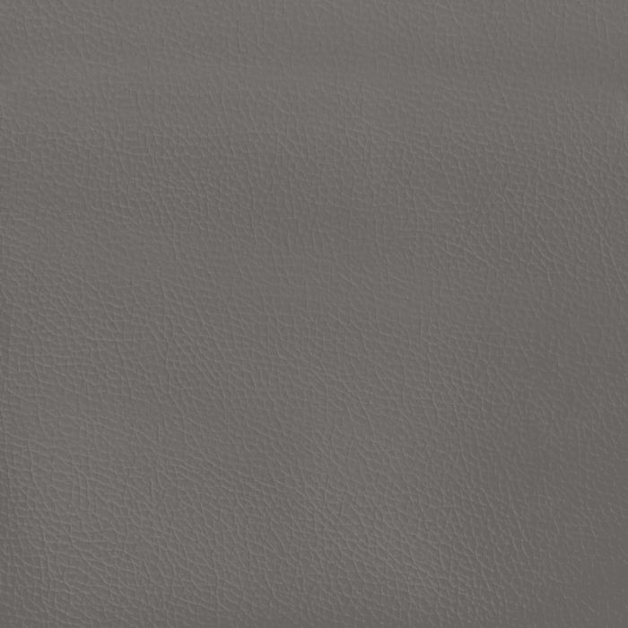 Pat box spring cu saltea, gri, 120x190 cm, piele ecologică - WALTI WALTI