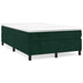Pat box spring cu saltea, verde închis, 120x190 cm, catifea - WALTI WALTI