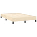 Pat continental cu saltea, crem, 120x190 cm, textil - WALTI WALTI